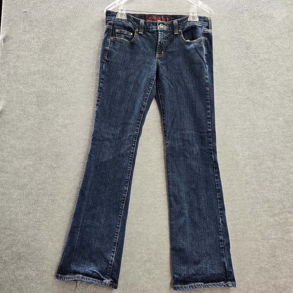 Anchor Blue Juniors Jeans 11 Blue Denim Poppy Bootcut Y2K 32 in Inseam READ